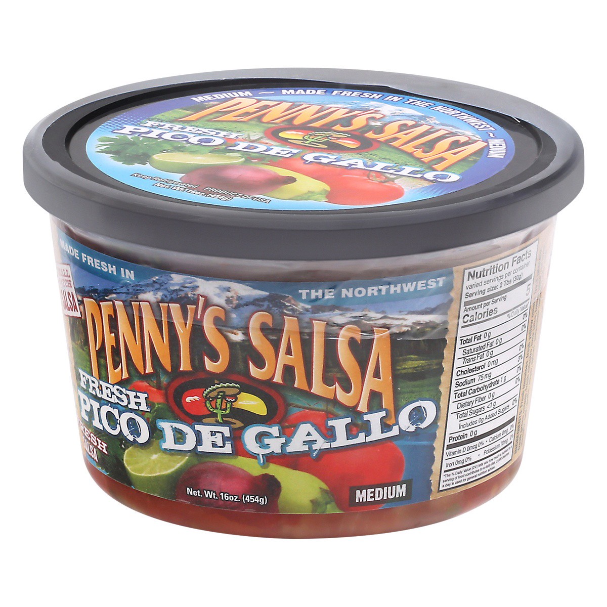 slide 7 of 9, Pennys Salsa Medium Fresh Pico De Gallo 16 oz, 16 oz