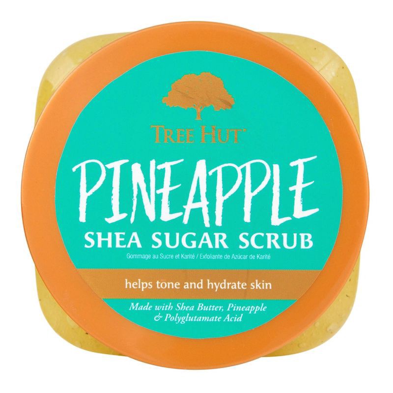 slide 2 of 6, Tree Hut Pineapple Shea Sugar Body Scrub - 18oz, 18 oz