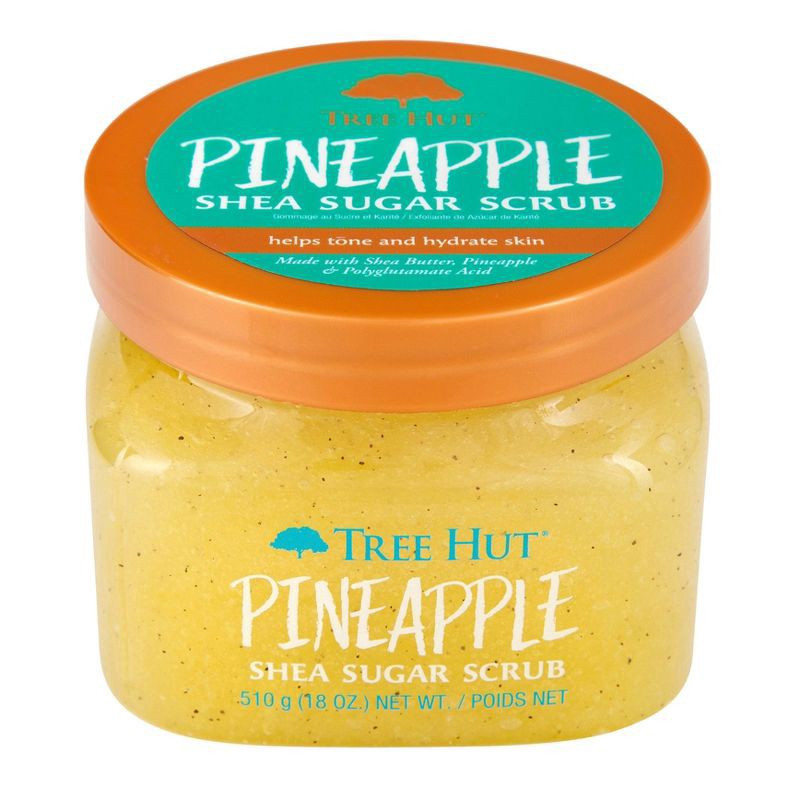slide 6 of 6, Tree Hut Pineapple Shea Sugar Body Scrub - 18oz, 18 oz
