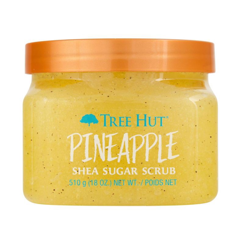 slide 1 of 6, Tree Hut Pineapple Shea Sugar Body Scrub - 18oz, 18 oz