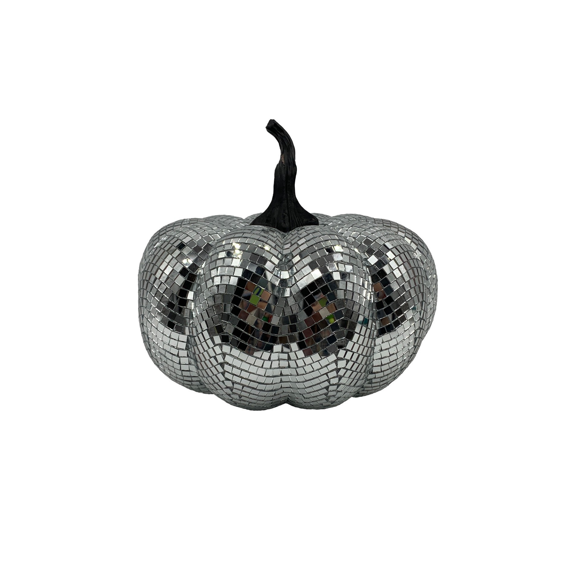slide 2 of 3, 8.25" Disco Pumpkin Tabletop Decor By Ashland, 8.25 in x 8.25 in x 6.25 in
