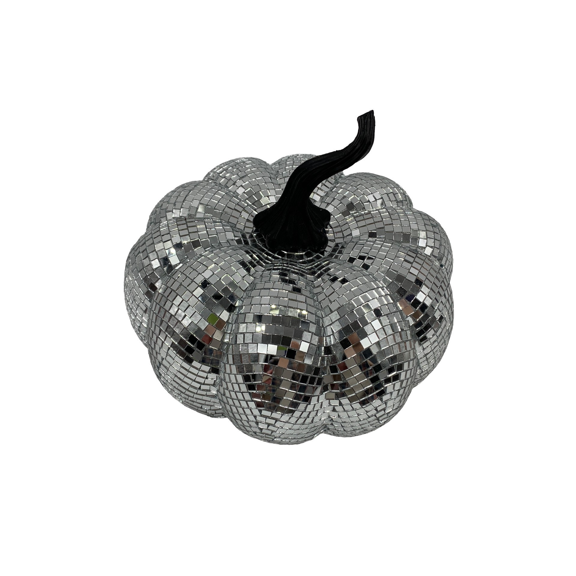 slide 3 of 3, 8.25" Disco Pumpkin Tabletop Decor By Ashland, 8.25 in x 8.25 in x 6.25 in