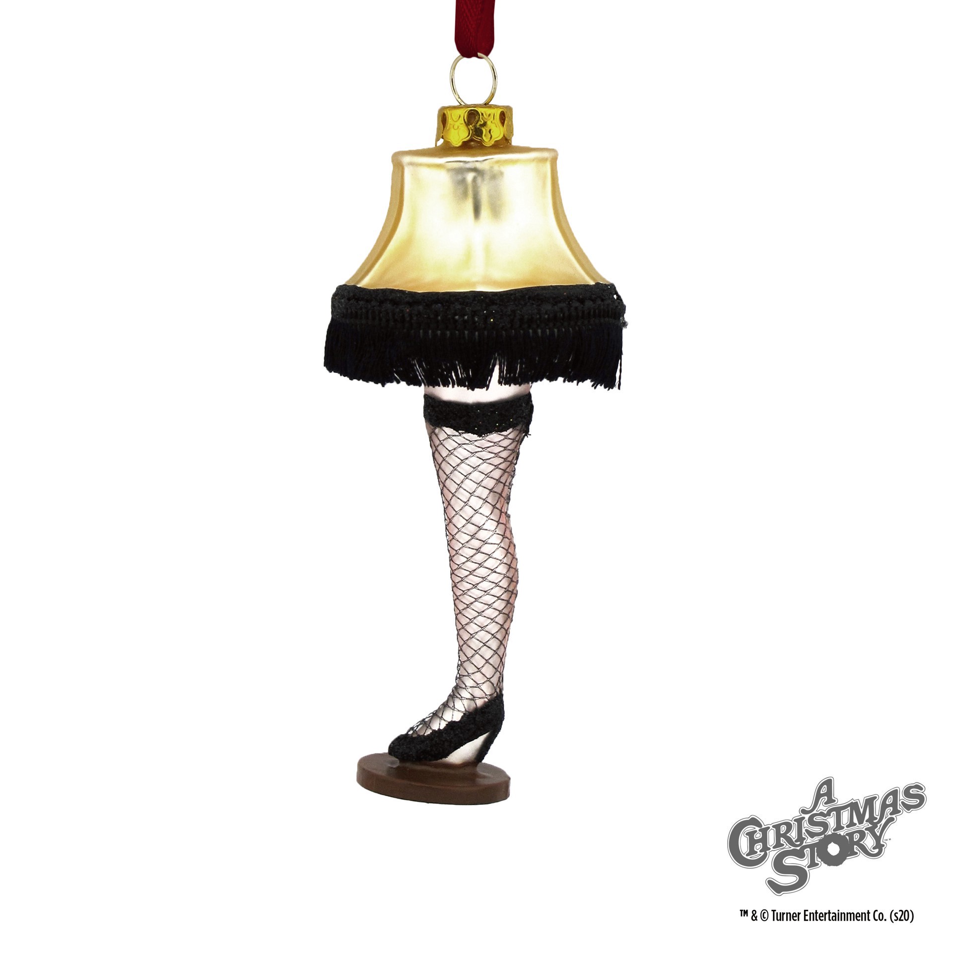 slide 4 of 5, Hallmark A Christmas Story 4.25" Leg Lamp Blown Glass Ornament, 1.75 in x 4.25 in x 1.75 in