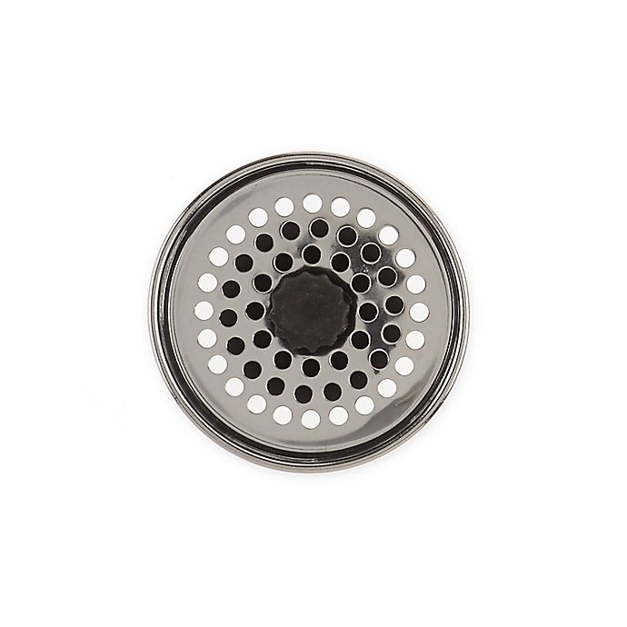 slide 1 of 4, Simply Essential Stainless Steel Sink Strainer with Stopper, 1 ct