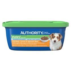 authority puppy food wet