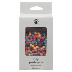 U Brands 300ct Map Push Pins : Target