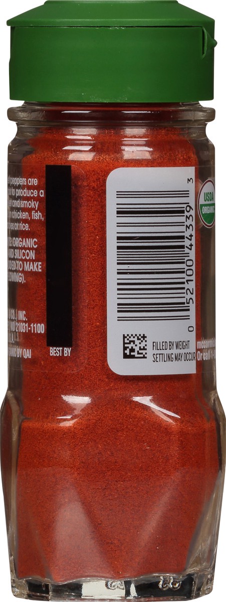 slide 3 of 7, McCormick Gourmet Organic Smoked Paprika, 1.62 oz, 1.62 oz