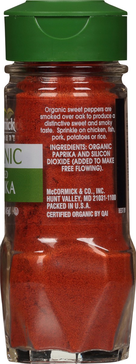 slide 6 of 7, McCormick Gourmet Organic Smoked Paprika, 1.62 oz, 1.62 oz