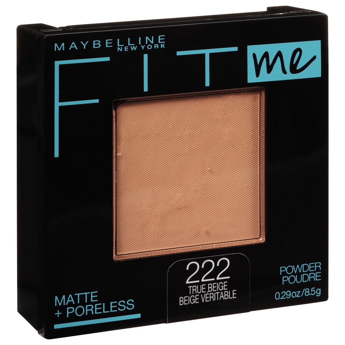 slide 5 of 9, Fit me! True Beige 222 Matte + Poreless Powder 0.29 oz, 0.29 oz