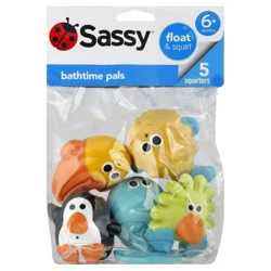 Sassy Bathtime Pals Squirters (6+ Months)