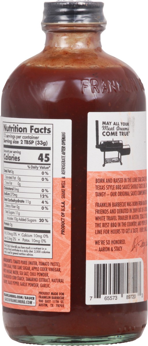 slide 7 of 11, Franklin Barbecue Texas Style Barbecue Sauce, 14 oz