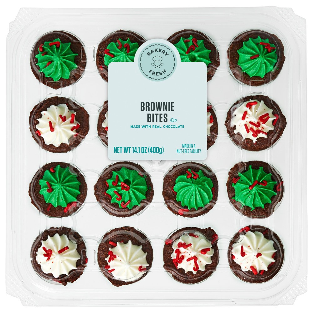 slide 1 of 2, Bakery Fresh Goodness Candy Cane Sprinkle Brownies, 1 ct