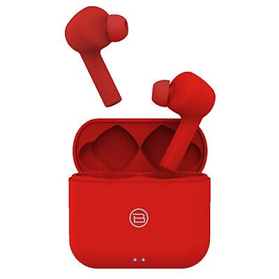 slide 1 of 1, Biconic Focus True Wireless Red Earbuds with Charging Case, 1 ct