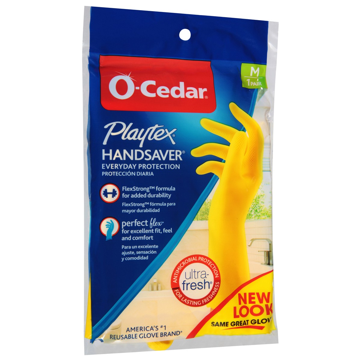 slide 5 of 9, O-Cedar Playtex Medium Handsaver Gloves 1 ea, 1 pair