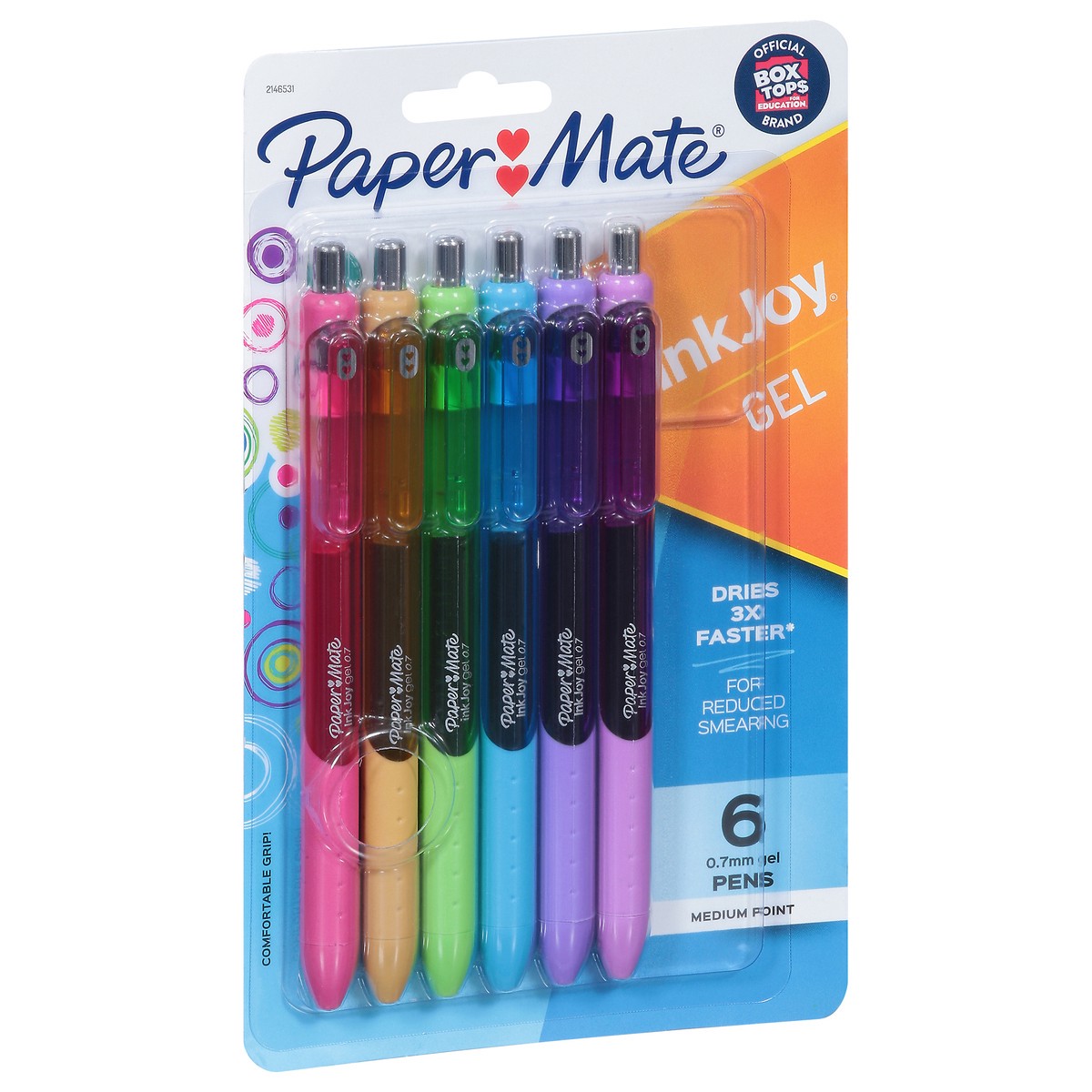 slide 10 of 11, Paper Mate InkJoy Medium Point 0.7 mm Gel Pens 6 ea, 6 ct