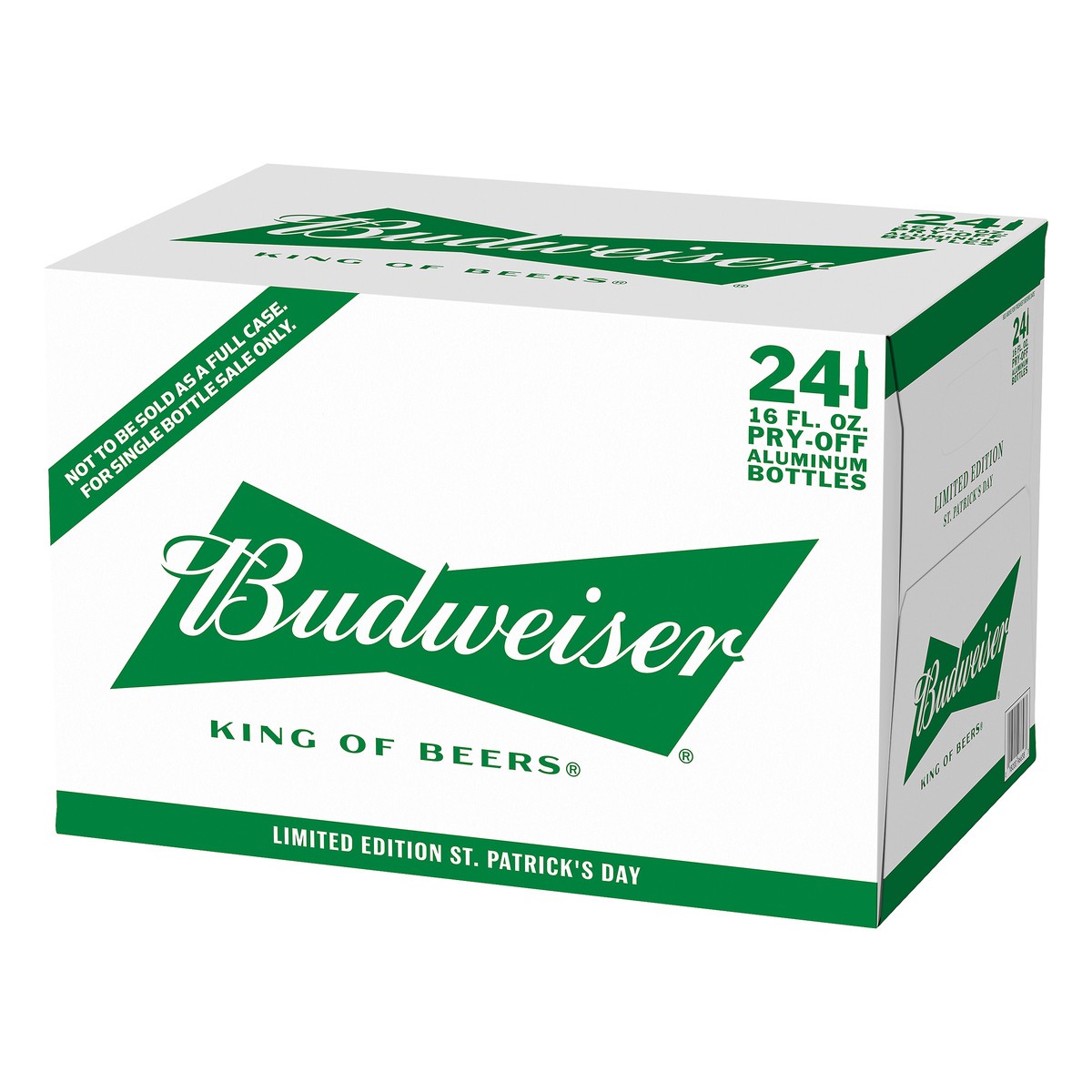 slide 8 of 8, Budweiser Lager Beer 24 - 16 fl oz Bottles, 5% ABV, 16 fl oz