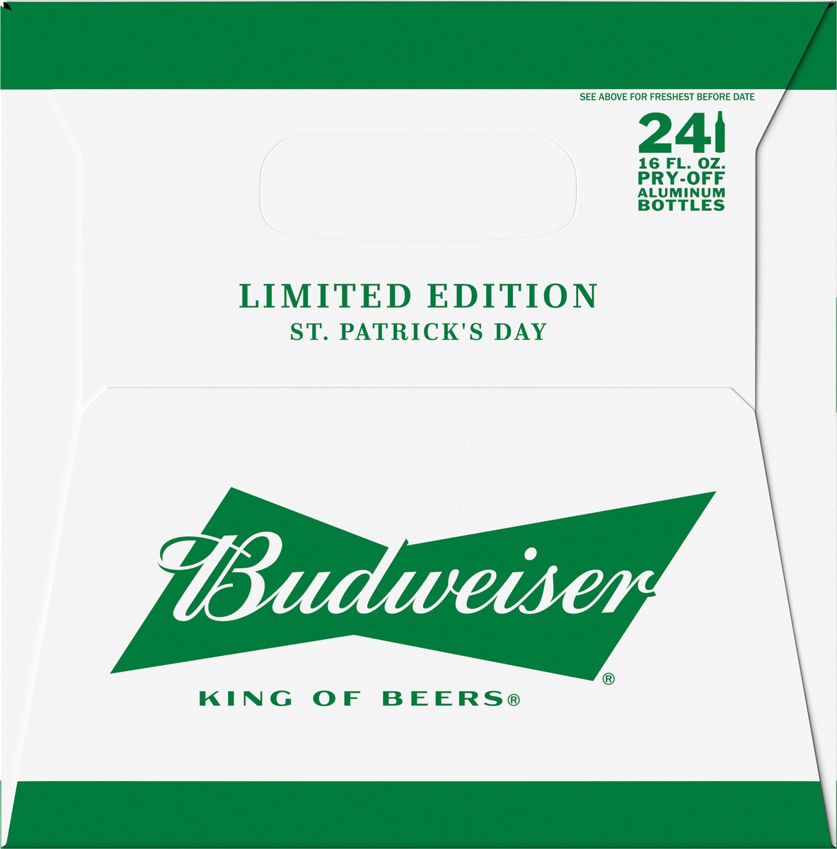 slide 3 of 8, Budweiser Lager Beer 24 - 16 fl oz Bottles, 5% ABV, 16 fl oz