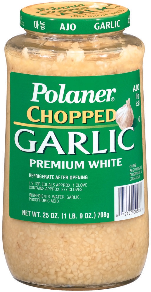 slide 1 of 2, Polaner Chpped Garlic, 25 oz