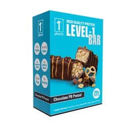 1st Phorm Gluten Free Chocolate PB Pretzel Level-1 Bar 4 - 2.15 oz Bars