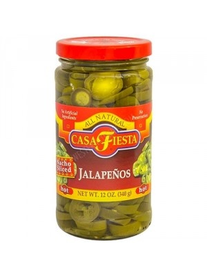 slide 1 of 1, Casa Sliced Jalapenos, 12 oz