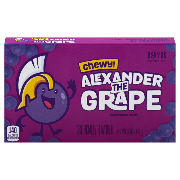slide 1 of 1, 1908 Candy Alexander The Grape Chewy Candy, 5 oz