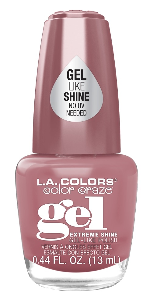 slide 1 of 1, LA Colors L.A. Colors Color Craze Natural Gel Nail Polish, 0.44 fl oz