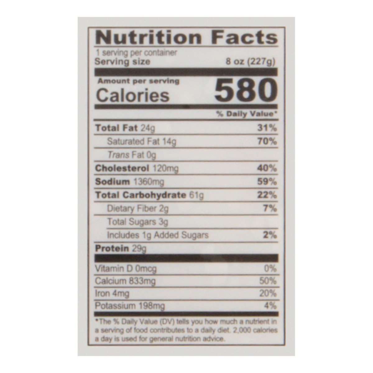 slide 6 of 17, Taste Of Italy Four Cheese Calzone, 8 oz