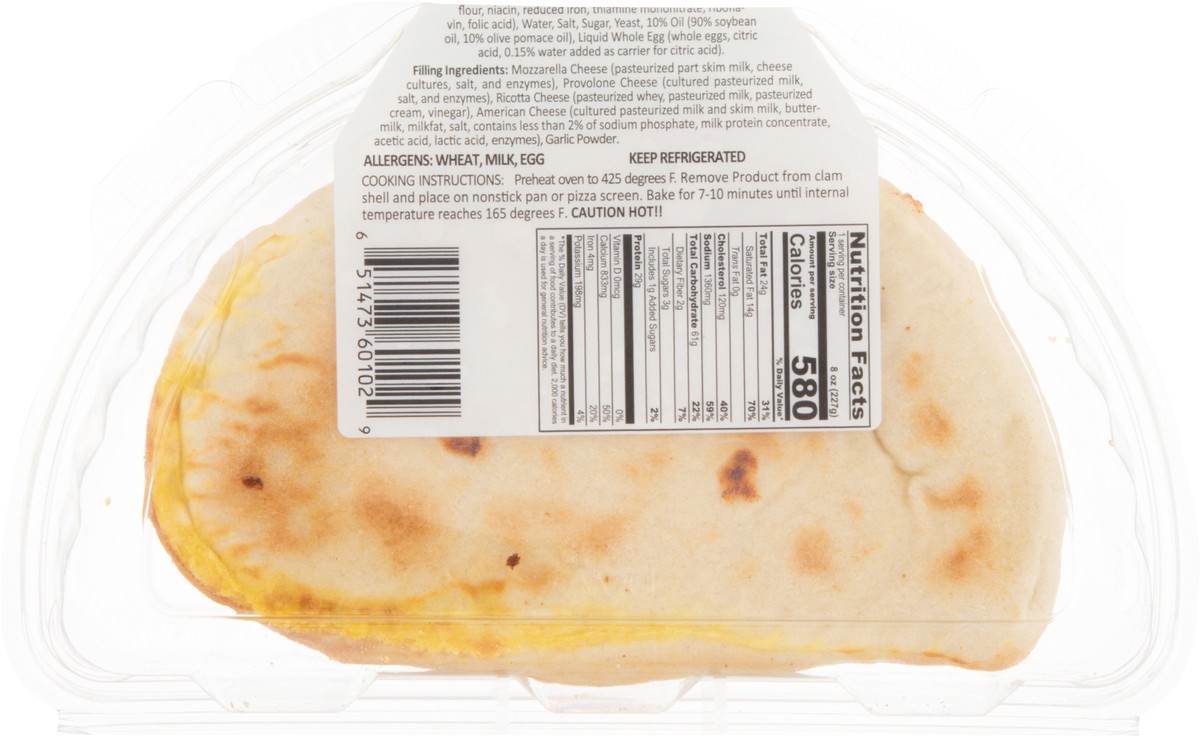 slide 14 of 17, Taste Of Italy Four Cheese Calzone, 8 oz