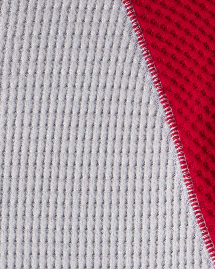 slide 2 of 2, Oshkosh Boys Waffle Knit Color Block Hoodie Grey 14, 1 ct