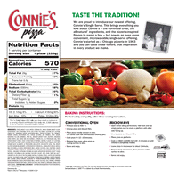 slide 9 of 13, Connie's Classic Thin Crust Special Pizza 8.4 oz, 8.4 oz
