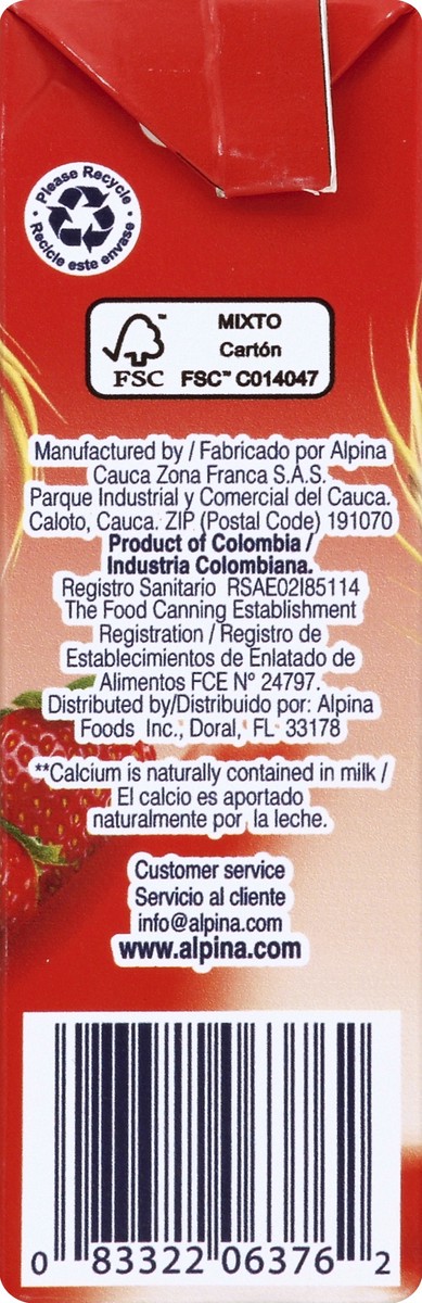 slide 4 of 5, Alpina Avena Oat-Based Smoothie Strawberry (Single Carton), 6.7 oz