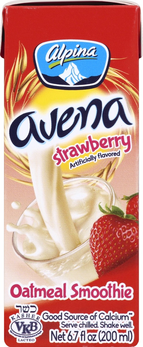 slide 1 of 5, Alpina Avena Oat-Based Smoothie Strawberry (Single Carton), 6.7 oz