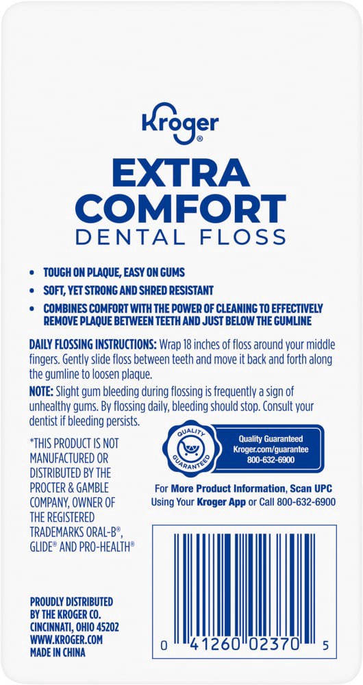 slide 2 of 2, Kroger® Extra Comfort Dental Floss, 2 ct