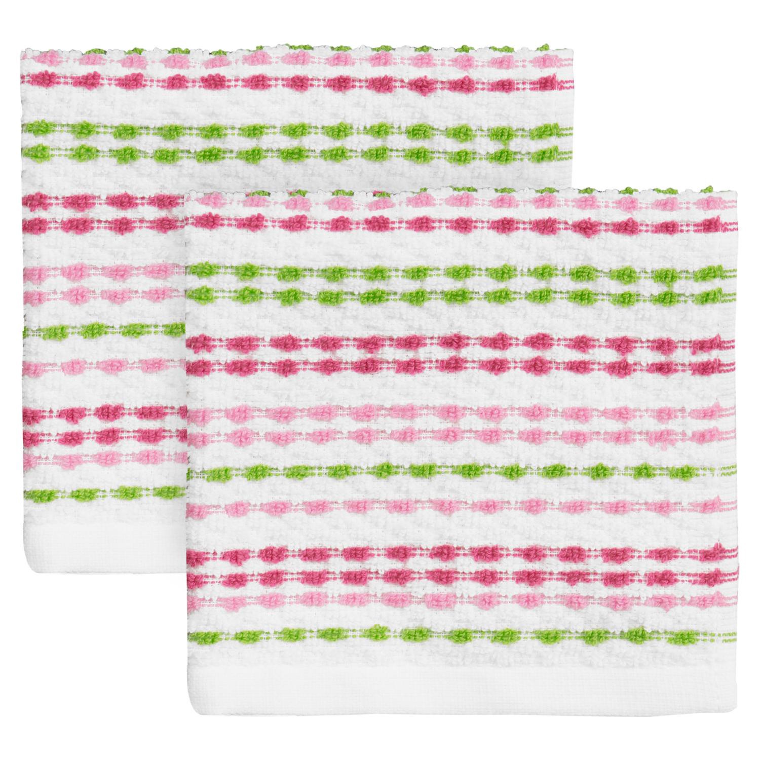 slide 1 of 2, Meijer Corporate Seasonal Summer Watermelon Multi 2pc Pebble Dish Cloth Set, 12 in x 12 in, 2 ct
