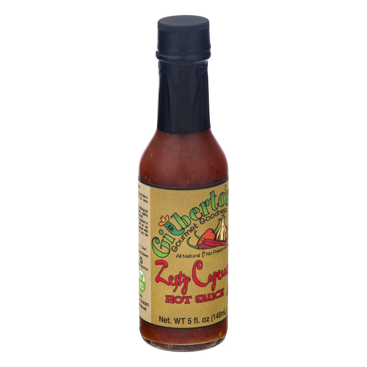 slide 9 of 12, Gilberto's Gourmet Goodness Zesty Cayenne Hot Sauce 5 oz, 5 oz
