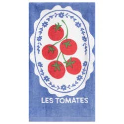 Meijer Corporate Seasonal Summer Tomato Vine Fiber Reactive Kitchen Towel, 16 in x 25 in