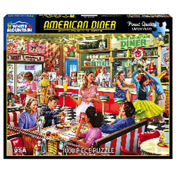 slide 1 of 1, Americana CollagePuzzle Assorted Items, 1000 pc