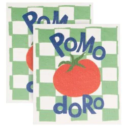 Meijer Corporate Seasonal Pomodoro Swedish Sponge Cloth - 8 in x 6.7 in