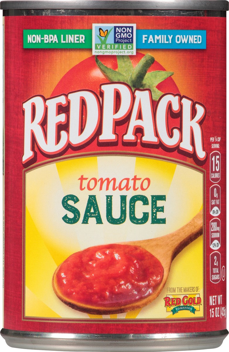 slide 5 of 7, Redpack Tomato Sauce 15 oz. Can, 425 oz