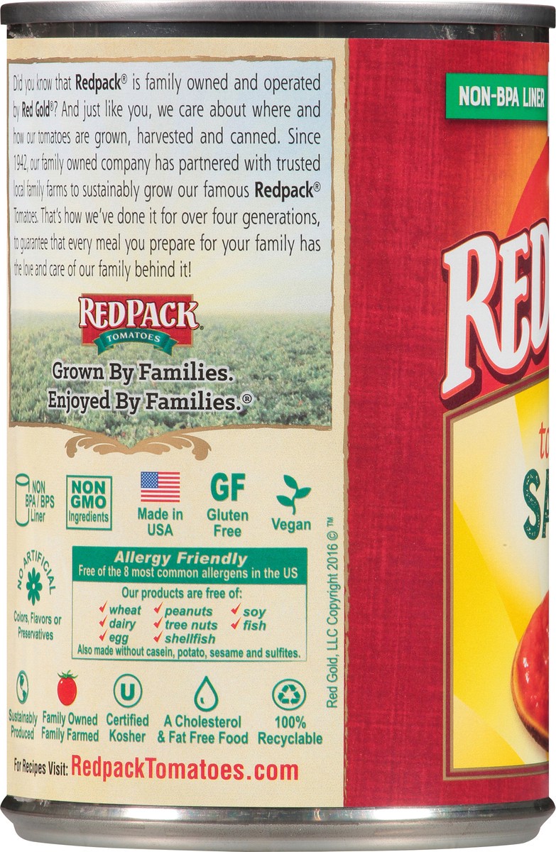 slide 6 of 7, Redpack Tomato Sauce 15 oz. Can, 425 oz