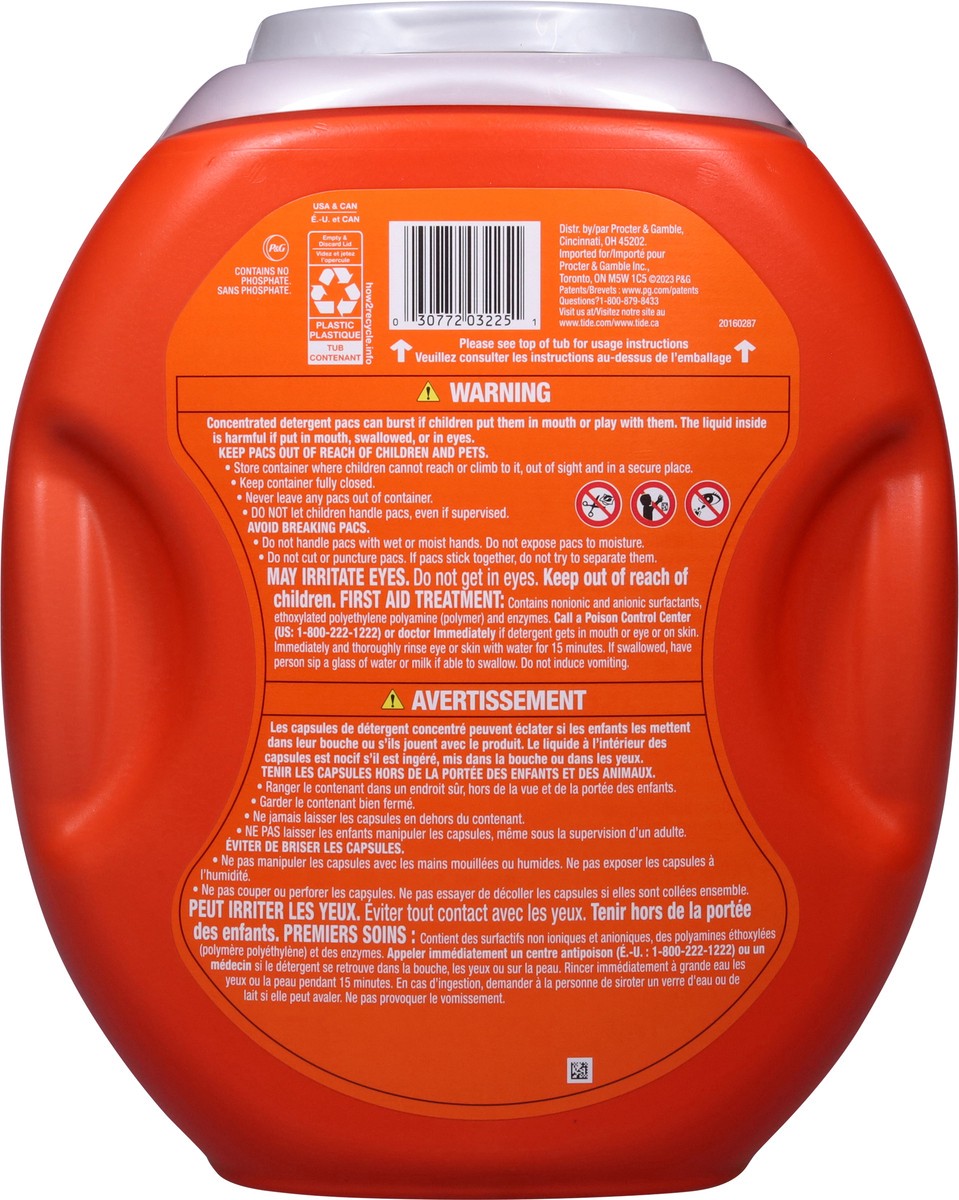 slide 14 of 14, Tide + Ultra Oxi Power Pods Detergent 63 ea, 63 ct