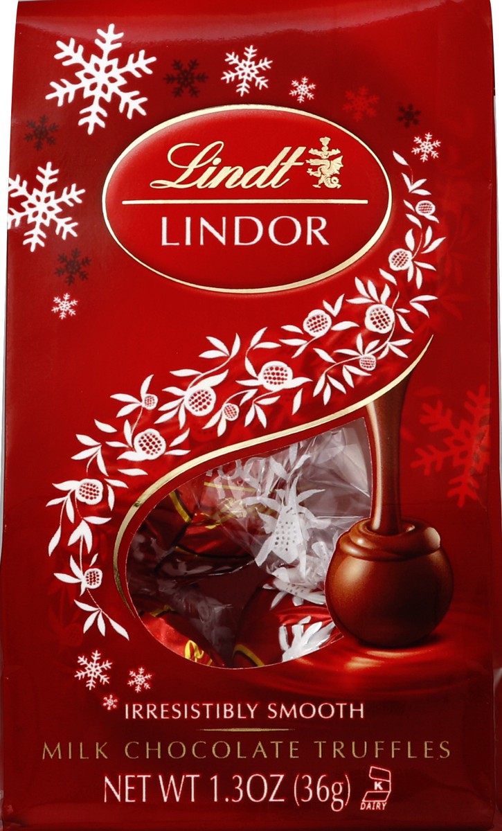 slide 4 of 4, Lindt Truffles, Milk Chocolate, 3 ct