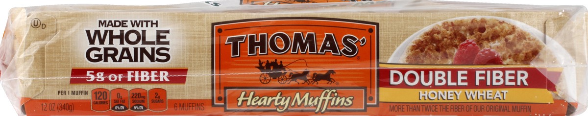 slide 3 of 5, Thomas' English Muffins 6 ea, 6 ct