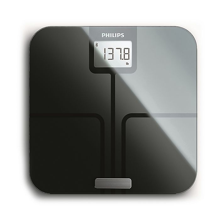 slide 1 of 1, Philips Body Analysis Connected Scale with Bluetooth - Black, 1 ct