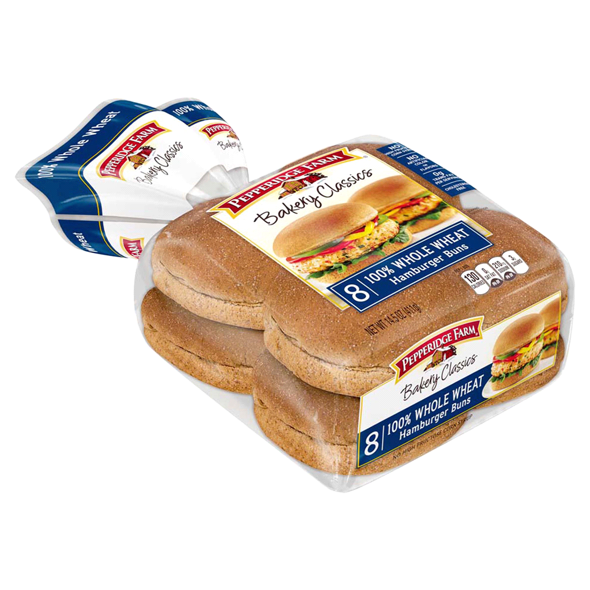 slide 69 of 103, Pepperidge Farm 100% Whole Wheat Hamburger Buns, 14.5 oz