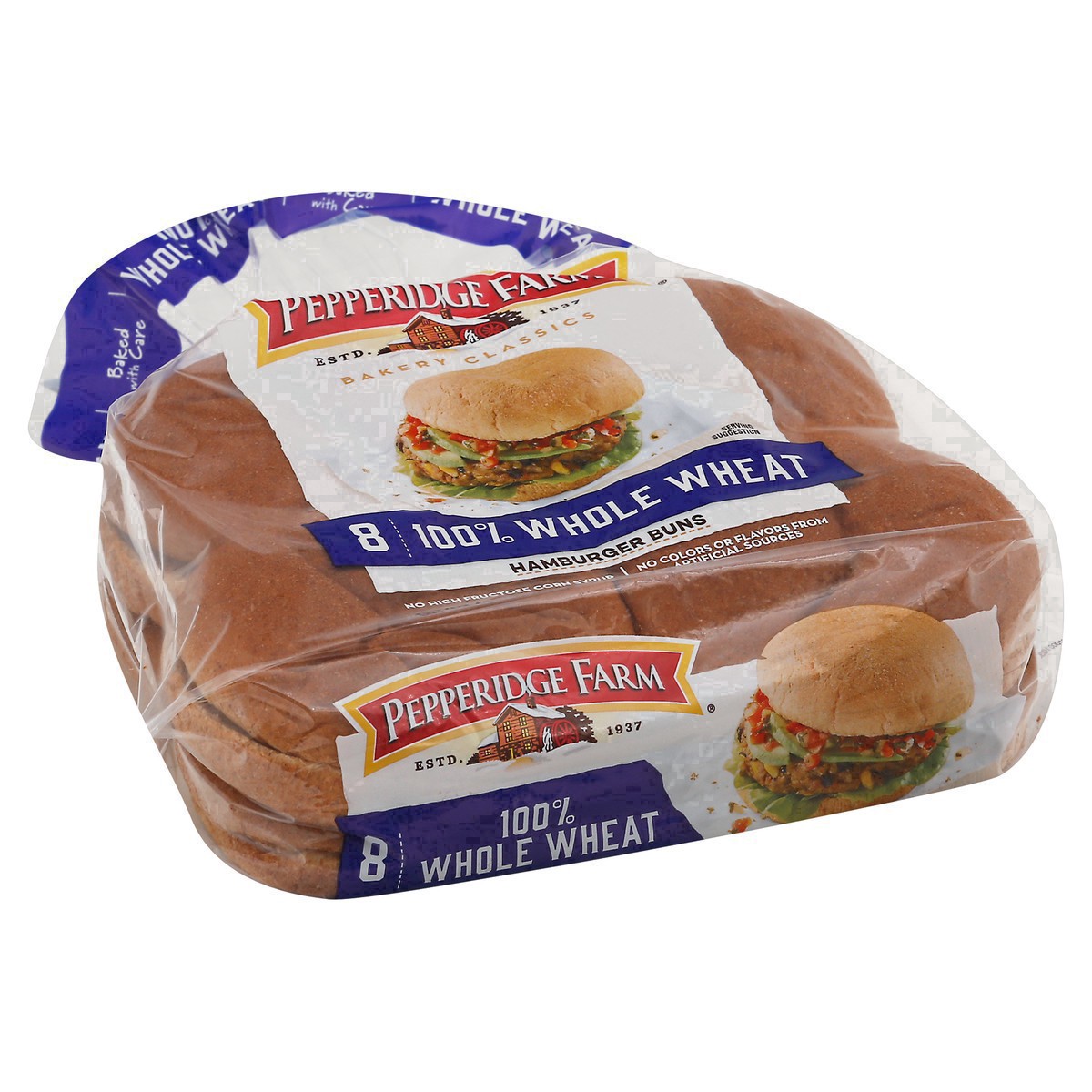 slide 24 of 103, Pepperidge Farm 100% Whole Wheat Hamburger Buns, 14.5 oz