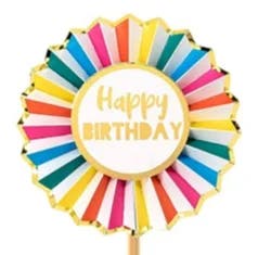 Happy Birthday Burst Bouquet or Plant Pick
