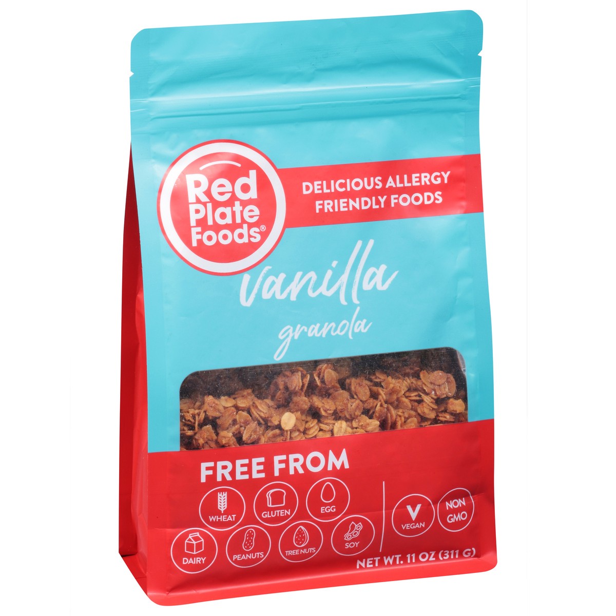 slide 8 of 9, Red Plate Gluten Free Vanilla Granola, 1 ct