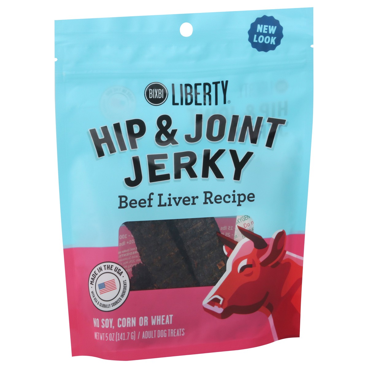 slide 2 of 9, Liberty Adult Hip & Joint Jerky Beef Liver Recipe Dog Treats 5 oz, 5 oz