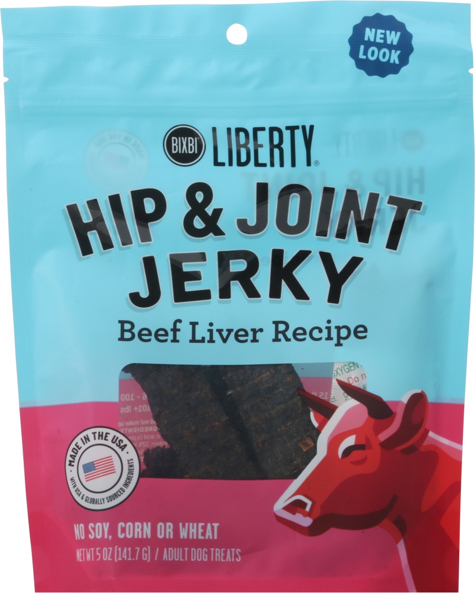 slide 6 of 9, Liberty Adult Hip & Joint Jerky Beef Liver Recipe Dog Treats 5 oz, 5 oz